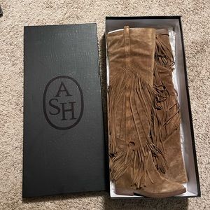 ASH Neiman Marcus fringe gipsy boot size 8